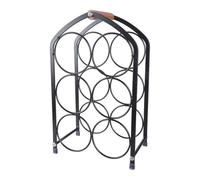 Wdbild Portabottiglie per vino, elegante portabottiglie per la casa o la cucina, 3 ripiani, supporto salvaspazio per bancone