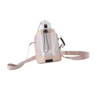 Wdbild Portabottiglie regolabile con chiusura a coulisse per escursionismo, campeggio, spiaggia, sport, bevande, organizzatori, Beige, Taglia unica