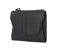 Wdbild Portafoglio, funzionale portafoglio in pelle PU con blocco e tasca portamonete per viaggi d'affari alla moda portamonete porta carte, Nero , Taglia unica