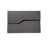 Wdbild Portafoglio, PU Portafoglio Carta di Credito Titolare di Contanti Titolare Della Donna Ragazza Solido Colore Moneta Borsa Multi, grigio, 19*0.2*12.5cm