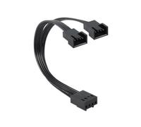 Wdbild PWMs Fan Splitter 4Pin Cavo Adattatore 1 A 2 Computer CPU PC Estensione Cavo di Alimentazione di Raffreddamento Y PWM Fan Splitter