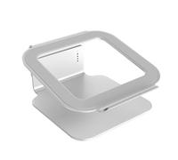 Wdbild Regolabile Pieghevole Notebook Del Computer Portatile Del Basamento 360 Gradi Rotabile Supporto di Lettura Con 2 Porta USB Per Laptop Tablet Supporto Del Computer Portatile