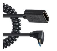 Wdbild Retrattile Linea A Molla Piccola Videocamera Maschio Femmina Cavo Adattatore 8k60hz 4k120hz Per Monitor Schede Grafiche Videocamera Maschio/Femmina Adattatore