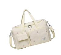 Wdbild Ricamato Modello Borsa Per Pannolini Borsa A Tracolla Splashproof Grande Capacità Mamma Viaggio Deposito Donne Spalla Elegante Ricamo Design, D
