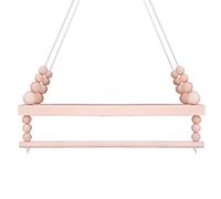 Wdbild Scaffale da appendere in legno nordico mensola da parete con appendiabiti mestiere espositore per camera da letto soggiorno cucina