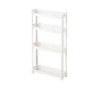 Wdbild Scaffale di stoccaggio del bagno multistrato multifunzionale dello scaffale di stoccaggio della porta del bagno con più ripiani per essenziale