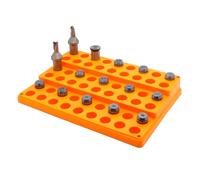 Wdbild Scatola di immagazzinaggio della pinza della molla della scatola di raccolta del bit del router delle parti dello strumento con i compartimenti multipli ER25 ER32 16N32 efficiente