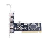 Wdbild Scheda USB 2.0 5 Porte 4 Esterna 1 Espansione Interna A 2.0 Controller Adattatore Ad Alta Velocità 480Mbps Per Desktop PCI Adattatore