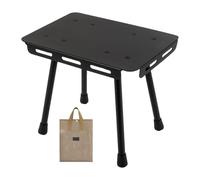 Wdbild Set da tavolo pieghevole in lega di alluminio per esterni, con custodia per il trasporto inclusa, portatile, adatto per avventura, viaggi, barbecue, escursioni e viaggi