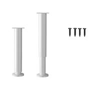 Wdbild Set di 2 gambe regolabili per mobili e letti, resistenti, facili da usare, per armadi, tavolini e divani, regolabili