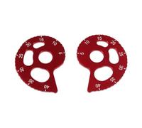 Wdbild Set di 2 regolatori per catena della bicicletta, facili da installare, resistenti alla ruggine, adatti per CRF150F, CRF230F, CRF250F, regolatore catena per ciclisti