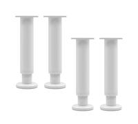 Wdbild Set di 4 gambe estensibili per mobili, regolabili in altezza, supporti multifunzione estensibili, per casa e ufficio, gambe resistenti