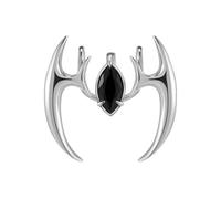 Wdbild Set di ornamenti per labbra con misteriose pietre preziose nere gioielli per il corpo in lega riutilizzabile per molteplici applicazioni di styling Anelli per labbra in rame alla moda con