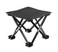 Wdbild Sgabello pieghevole da campeggio, portatile, per pesca, barbecue, escursionismo, giardinaggio, spiaggia, viaggi, con borsa per il trasporto
