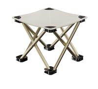 Wdbild Sgabello pieghevole da campeggio, portatile, per pesca, barbecue, escursionismo, giardinaggio, spiaggia, viaggi, con borsa per il trasporto