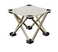 Wdbild Sgabello pieghevole da campeggio, portatile, per pesca, barbecue, escursionismo, giardinaggio, spiaggia, viaggi, con borsa per il trasporto