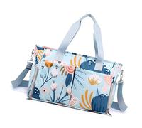 Wdbild Spaziosa borsa per la mamma con scomparto multifunzionale borsa portatile borsa per pannolini per bambini per viaggi e uso quotidiano borsa a tracolla singola, Dente di leone 1