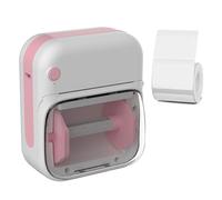 Wdbild Stampante termica portatile in miniatura per etichette, foto e note, batteria ricaricabile, non richiede inchiostri, include 1 rotolo di carta da stampa ricaricabile