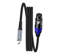 Wdbild Studio Tipo C al cavo audio digitale femminile con nylon rinforzato intrecciatura costruzione chiaro segno trasferimento Studio Grade Adapter