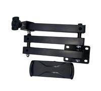 Wdbild Supporto da parete salvaspazio per tablet, flessibile, altezza e angoli per schermi da 4" a 13", supporto flessibile per visione