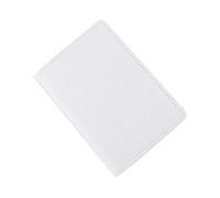 Wdbild Supporto da viaggio multifunzionale per modello carta di credito in pelle PU per custodia protettiva, bianco, app. 14 x 10cm / 5.51 x 3.93in