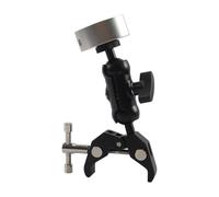 Wdbild Supporto in alluminio resistente Facile installazione Morsetto regolabile Supporto girevole a 360 gradi Morsetto regolabile