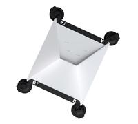 Wdbild Supporto per auto con doppie fessure e forti ventose, girevole a 360 gradi, installazione semplice per navigare satellitare, accessorio Internet da viaggio