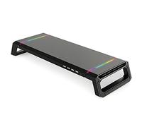 Wdbild Supporto per monitor RGB con 4 USB2.0 Supporto da scrivania di ricarica per computer portatile