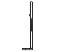 Wdbild Supporto per schede grafiche a forma di L supporto laterale per scheda grafica Companion Supporto per scheda grafica in alluminio