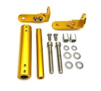 Wdbild Supporto per staffa di estensione in alluminio con vite supporto luce moto manubrio Extender morsetto angolo telaio regolabile
