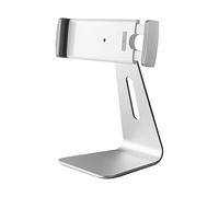 Wdbild Supporto per tablet da tavolo con cuscinetti antiscivolo Mani Supporto per tablet Supporto in lega di alluminio