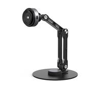 Wdbild Supporto per tablet e telefono, con forte ventosa, in alluminio, per tablet, tablet, smartphone, girevole a 360°, altezza regolabile