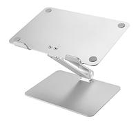 Wdbild Supporto per tablet in lega di alluminio Supporto per notebook con staffa di raffreddamento multi-angolo regolabile per computer portatili