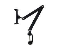 Wdbild Supporto per tablet per letto e scrivania, con rotazione a 360 gradi e braccio regolabile per dispositivi da 4,7" e 12,9"