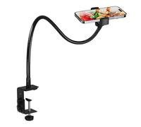 Wdbild Supporto per tablet per letto regolabile supporto da letto per tablet supporto da letto girevole a 360 gradi pieghevole in metallo supporto per tablet accessorio per scrivania