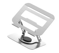 Wdbild Supporto per tablet Staffa per tablet regolabile Staffa per tablet Pieghevole 360 gradi Rotabile Desktop Laptop Staffa per laptop Dissipazione del calore Supporto per notebook