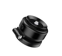 Wdbild Supporto per telefono da auto regolabile Design pieghevole portatile Base a vuoto in alluminio e supporto in silicone per smartphone Supporto per telefono da auto con angolo regolabile