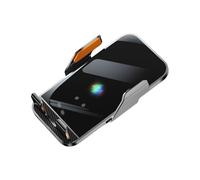 Wdbild Supporto per telefono di ricarica per auto stabile da 15 W Supporto regolabile per tutti gli smartphone Clip di sfiato stabile Rilevamento automatico Ricarica del telefono per veicolo