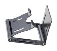Wdbild Supporto per telefono in alluminio Supporto da scrivania regolabile in altezza Supporto da tavolo Supporto da tavolo Supporto da tavolo pieghevole portatile in metallo