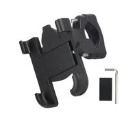 Wdbild Supporto per telefono per mountain bike in leghe di alluminio per biciclette Supporto universale per manubrio della bici Clip per manubrio per moto