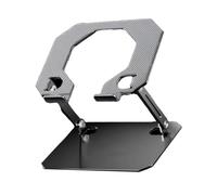 Wdbild Supporto pieghevole per tablet da scrivania con tensione regolabile e dissipazione del calore Progettazione per 11"/12" supporto per tablet in metallo