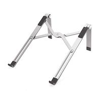 Wdbild Supporto pieghevole regolabile per laptop in lega di alluminio Supporto per tablet portatile Supporto per riduzione del calore 11-15,6 pollici Staffa di raffreddamento per PC portatile