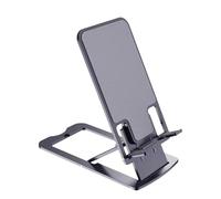 Wdbild Supporto pieghevole Staffa portatile Culle in alluminio Supporto per telefono Dock da tavolo Supporto regolabile in altezza