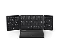 Wdbild Tastiera ergonomica pieghevole con ampio touchpad e tastierino numerico per tablet PC tastiera sottile