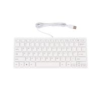 Wdbild Tastiera sottile con cavo USB 72 Tasto Silenzioso Funzionamento Leggero Design Portatile Per Viaggi Piccole Scrivanie Tastiera USB Per Piccolo Spazio