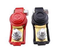 Wdbild Terminali della batteria e terminali positivi del cavo della batteria connettori in rame a sgancio rapido per auto e moto d'acqua buona conduttiva