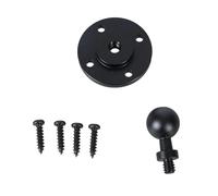 Wdbild Testa di montaggio Base 17mm Testa a 1/4 "Adattatore maschio Con Vite Adattatore in Alluminio Staffa Base Soluzione di Montaggio Esterno