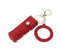 Wdbild Trousse per il trucco, comoda e portatile, elegante e compatta, per uso quotidiano e casual, Rosso, Taglia unica