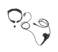 Wdbild Tubi d'aria Vibrazioni Gola Microfono Cuffie U94 Push To Talk Adattatore Per IC-F4TR/IC-F10/IC-F20/IC-V82 Radio