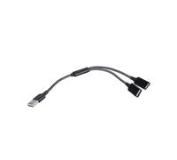 Wdbild USB Maschio a Doppio Femmina Split Converter Per Laptop Lampeggiante Drive Con Dati Ad Alta Velocità E Ricarica Adattatore USB In Alluminio